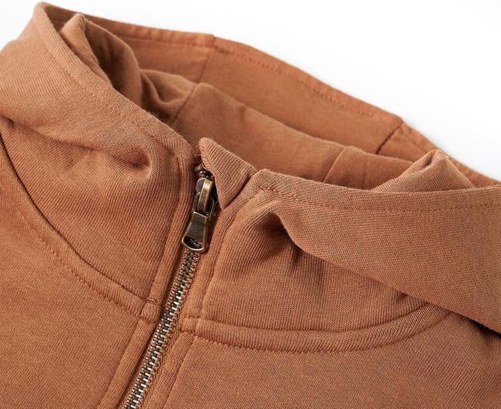Produktbild VidaXL Kinder-Kapuzenpullover mit Halbem Reissverschluss (116)
