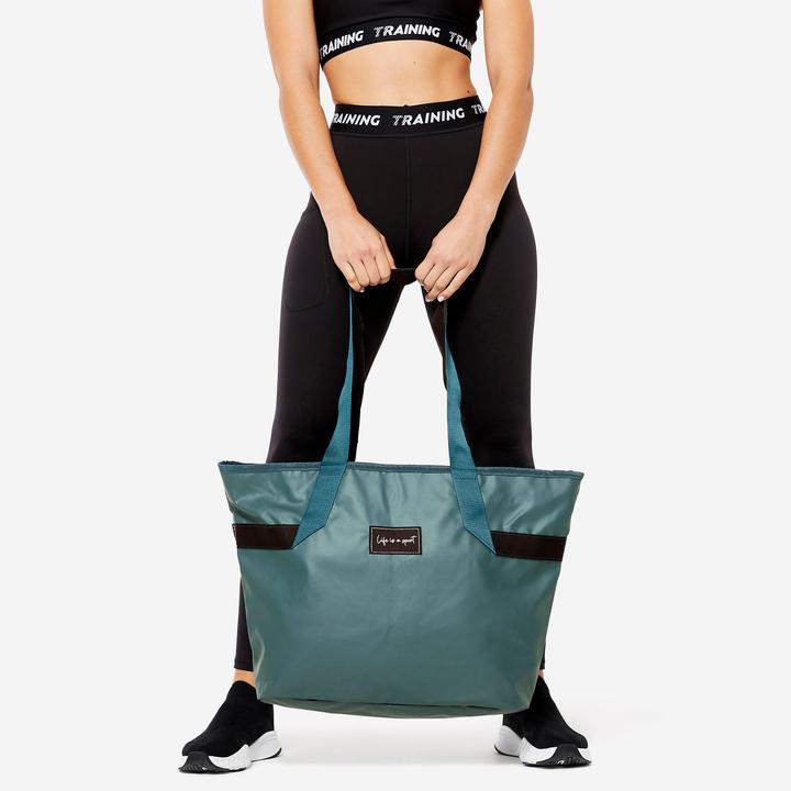 Produktbild Domyos Sporttasche Damen mit Taschen 25 L - türkis (25 l)