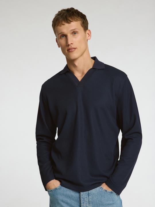 Produktbild Selected Homme Strick Langarm-Poloshirt (S)