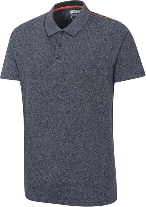 Actual product image Mountain Warehouse Mens Cordyline Textured Polo Shirt (XL)