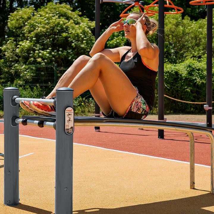 Image du produit Kompan Appareil de fitness d'extérieur Banc Sit-Up