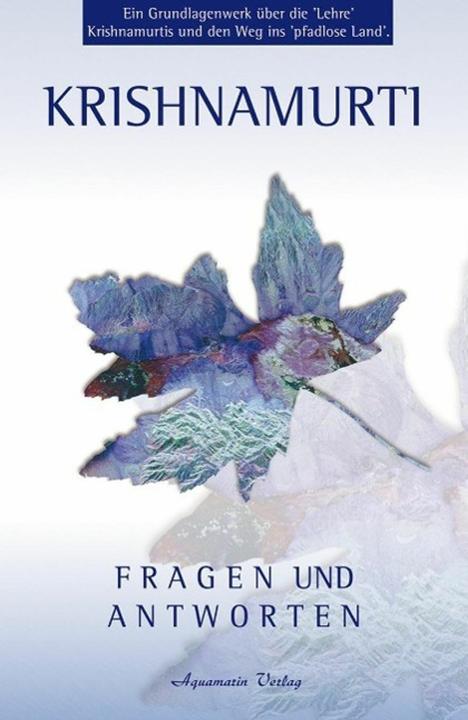 Produktbild Fragen und Antworten (Deutsch, Jiddu Krishnamurti, 2001)