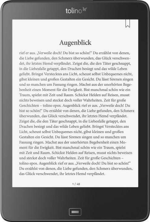 tolino epos (7.80", 8 Go, Noir)