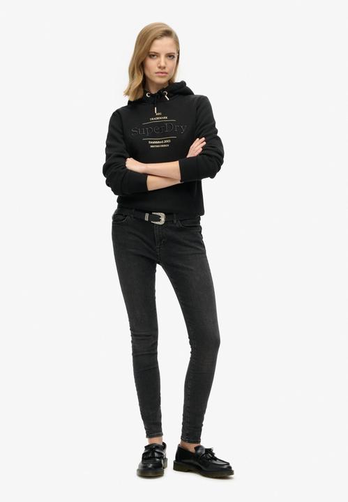 Produktbild Superdry hoodie damen uperdry luxe metallic logo (S)