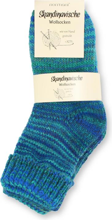 Produktbild Normani 2 Paar Skandinavische Wollsocken mit Umschlag (2er Pack, 35 - 38)