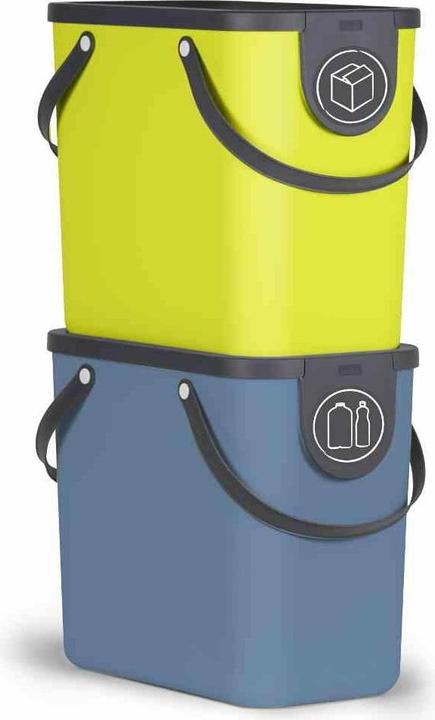 Produktbild Rotho Mülleimer ALBULINO, 25L, gelb sp. (25 l)
