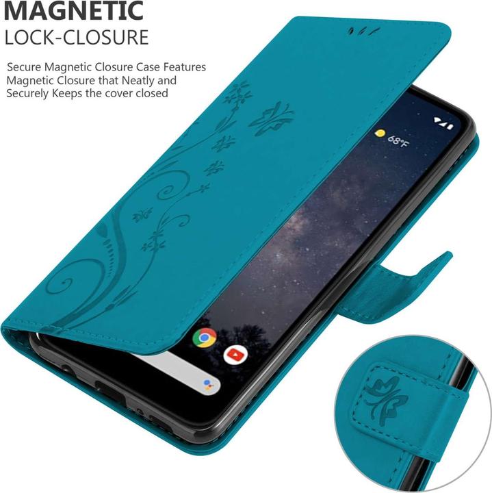 Immagine prodotto Cadorabo Custodia per Google PIXEL 4A Flower Book (Google Pixel 4a)