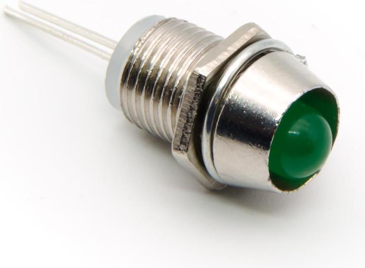 Produktbild Purecrea 5 Stück LED Halter 5mm - Aluminium - verchromt