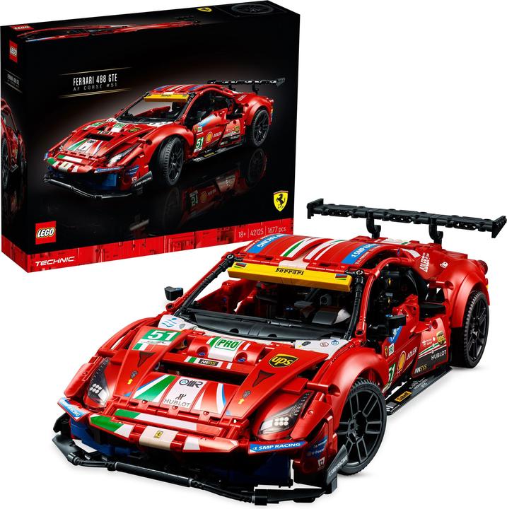 Produktbild LEGO Ferrari 488 GTE (42125, LEGO Technic)