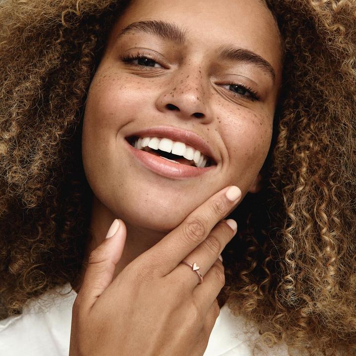 Produktbild Pandora 14k Rose Gold Freihand Herz Ring (56)