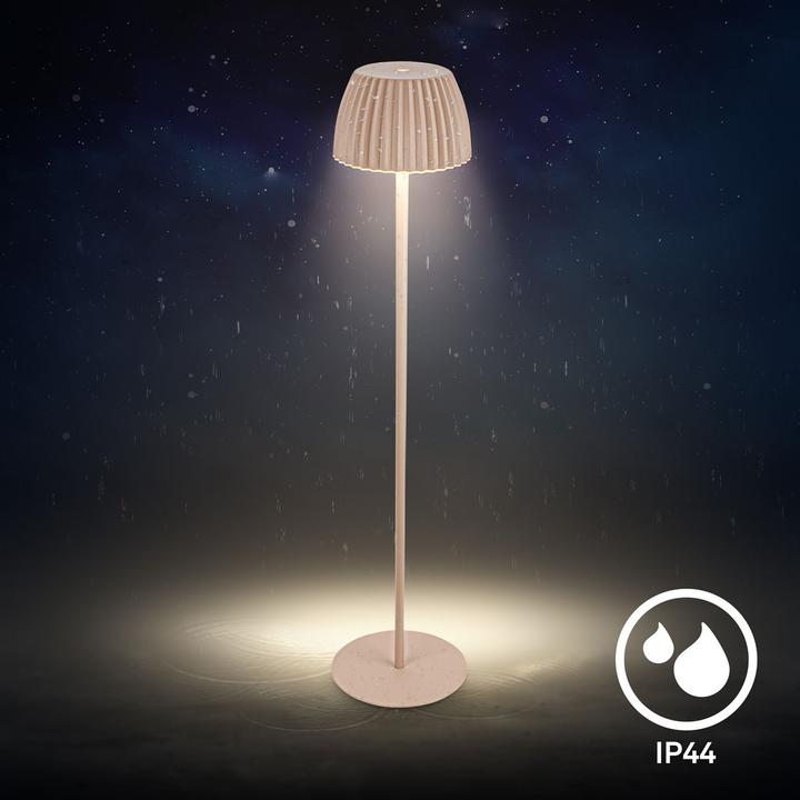 Produktbild Briloner Brilo unplugged RIFFLE Akku LED Stehleuchte mit Lichtkante -Beige