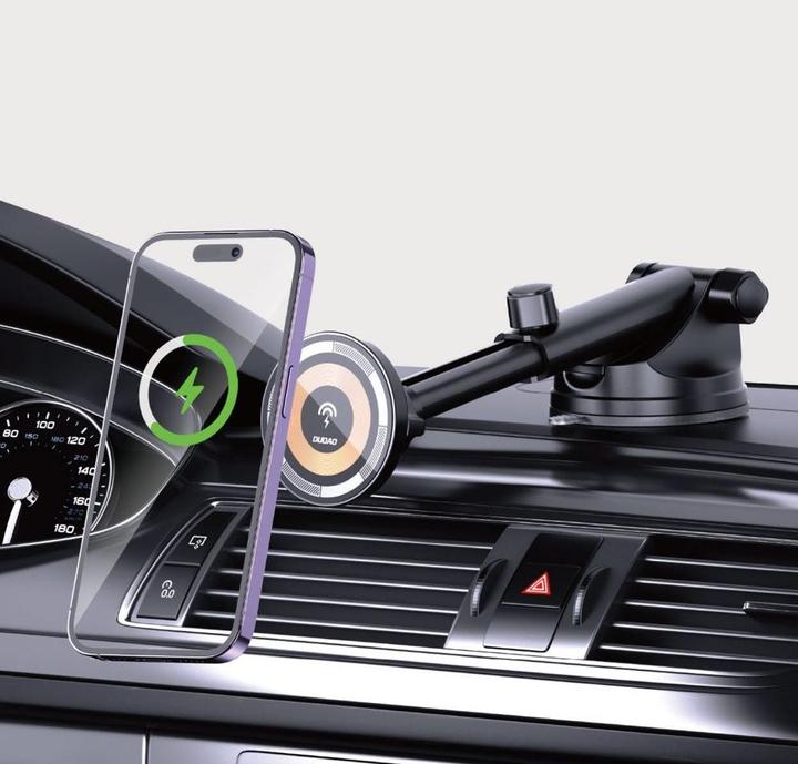 Actual product image Dudao F12MAX+ 15W Wireless Charger and Car holder