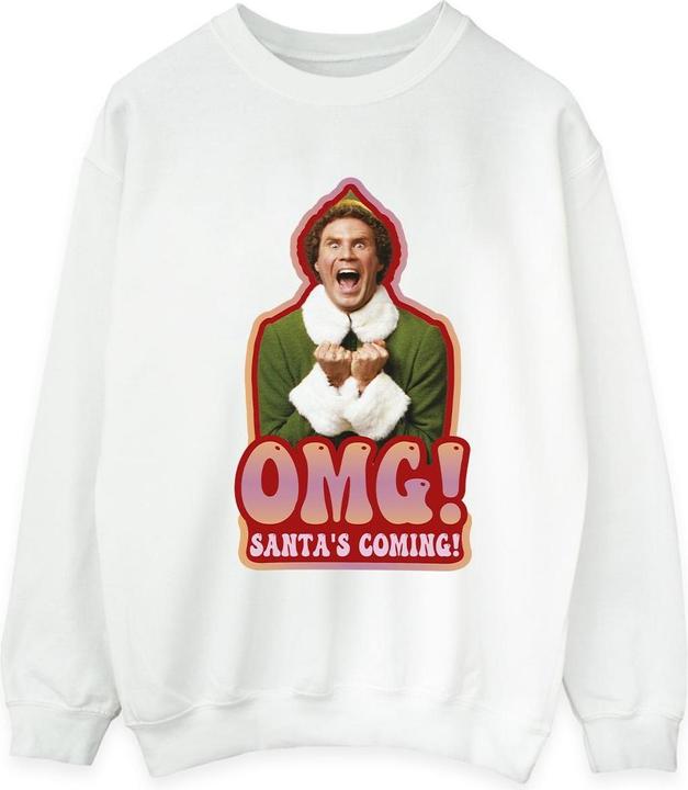 Elf Santa's Coming Sweatshirt (4XL)