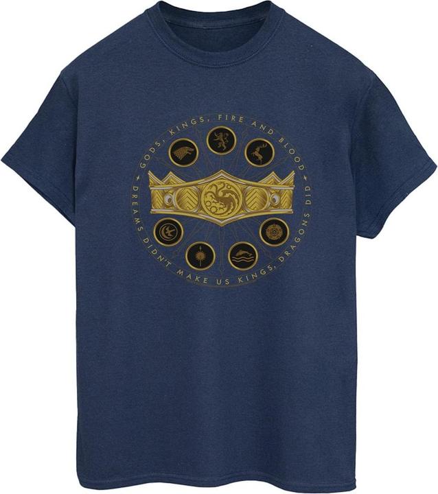 Immagine prodotto Game of Thrones Gods Kings Fire And Blood Maglietta Ampia Donna (XL)