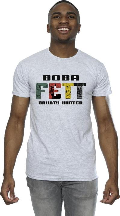 Immagine prodotto Star Wars Boba Fett Character Logo Maglietta Uomo (S)