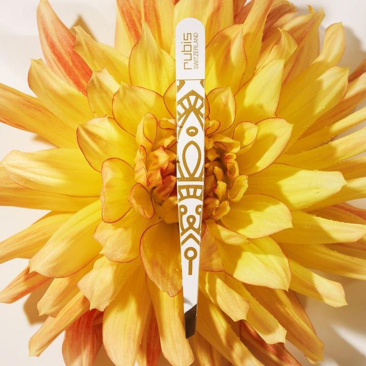 Image du produit Rubis Pince à épiler oblique, Mandala Totem or