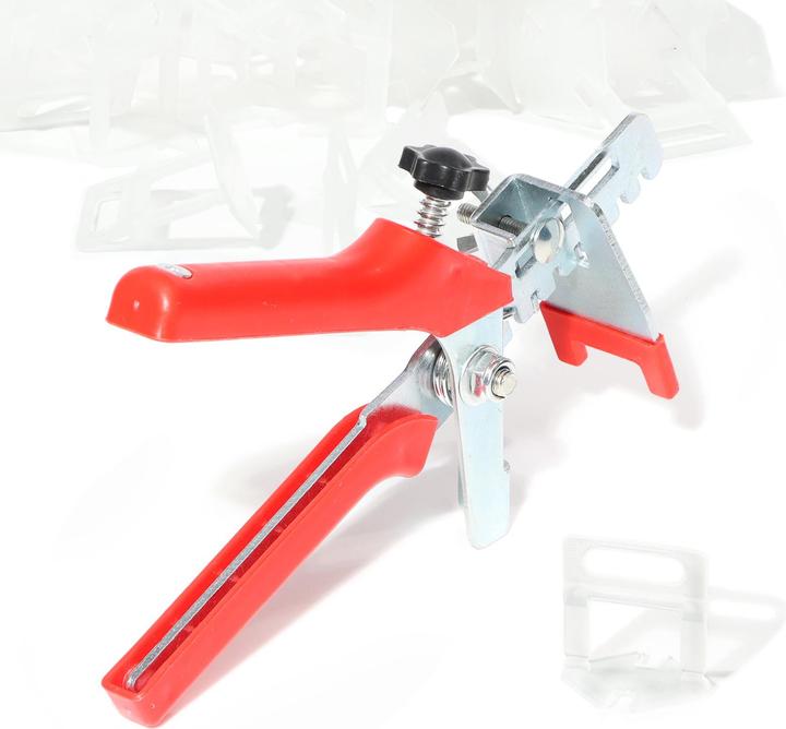 Produktbild XPOtool Fliesen Nivelliersystem Set 100 Laschen 2,5mm Nivellierzange Boden Wand