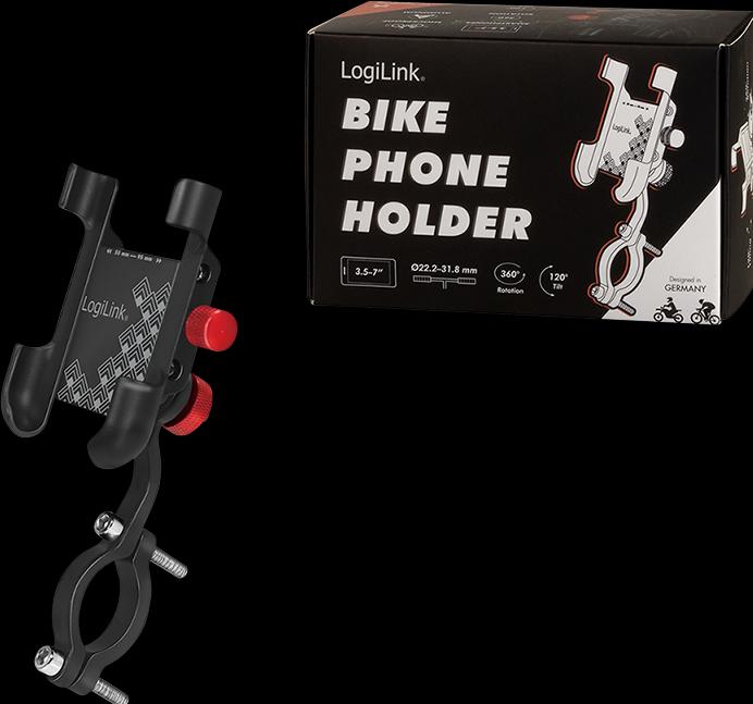 Produktbild LogiLink Smartphone-Fahrradhalterung, gerade, für 3,57" Smartphones