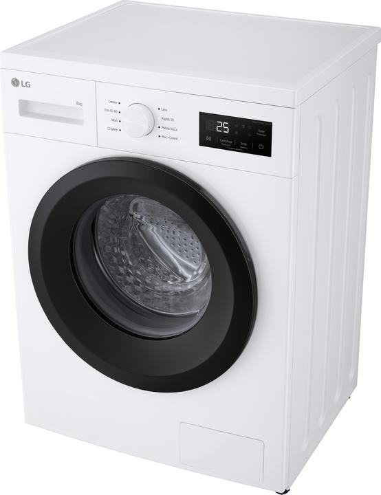 Image du produit LG Waschmaschine Weiss, 1400 Umin, A ITModell (8 kg, Gauche)
