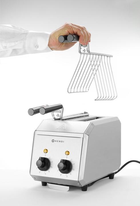 Actual product image Hendi Sandwich Toaster Stainless Steel 2-Piece 230V 12