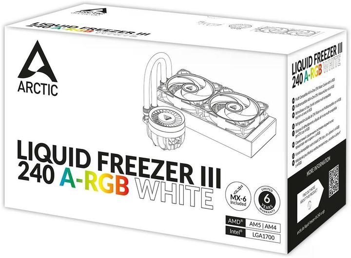Image du produit Arctic Liquid Freezer III - 240 A-RGB (Blanc)