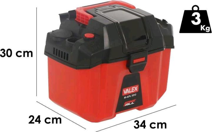 Immagine prodotto Valex MAPL 1810 Aspiratore portatile a batteria Senza batteria e caricabatterie (Aspirapolvere a umido e a secco)