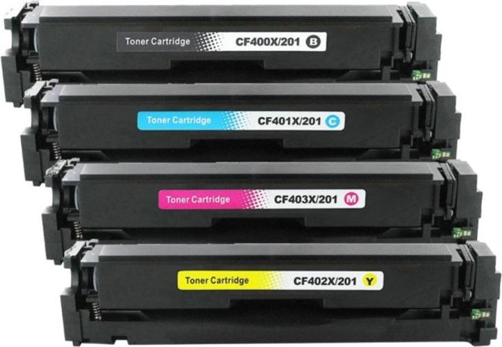 Actual product image Hermex Compatible M252dw Toner (M, Y, FC, C)