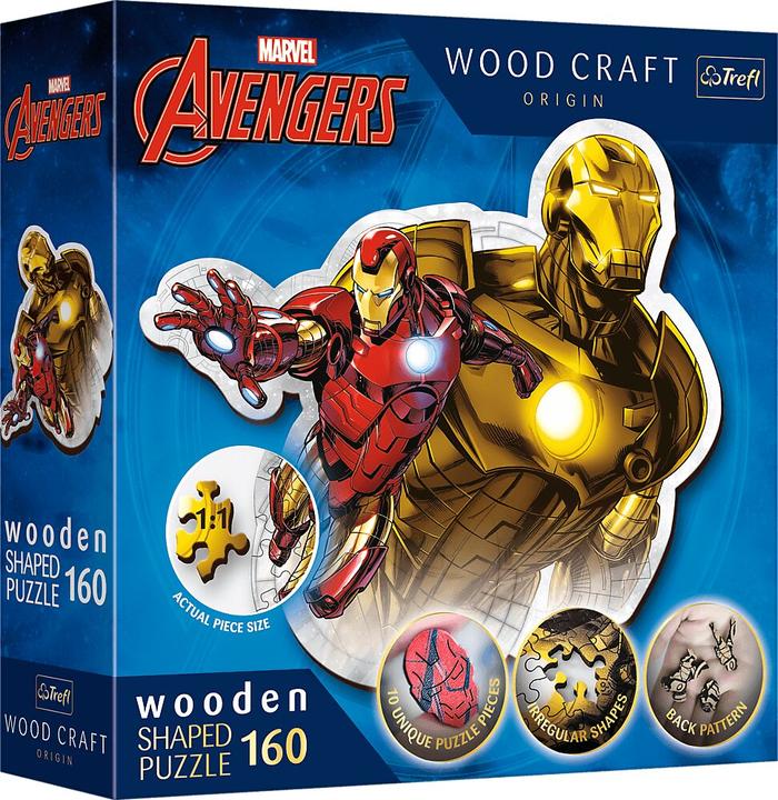 Produktbild Trefl Holz Puzzle Sonderform 160 - Iron Man (160 Teile)