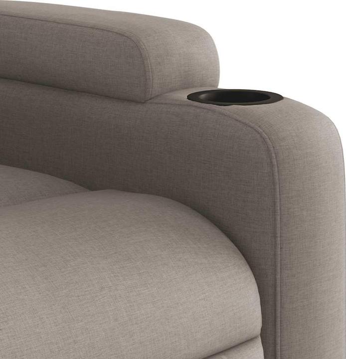 Actual product image VidaXL Massage chair with stand-up aid fabric
