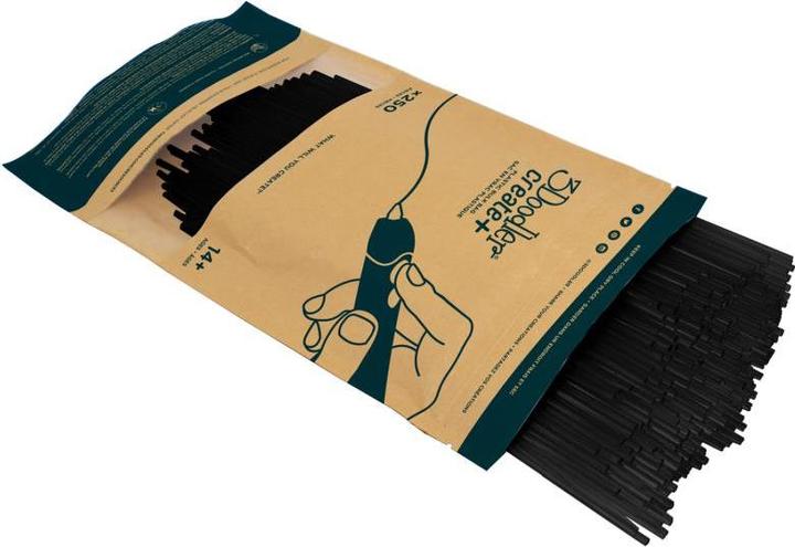 Actual product image 3Doodler Filament / Create+ & Pro+ / 250 / PLA / black / (PLA, 550 g, Black)