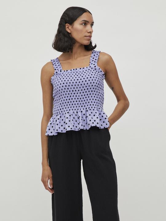 Actual product image Vila Dotted Smocked Top (36)