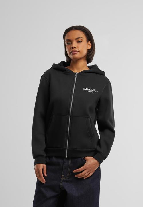 Produktbild Miss Tee Feel The Pain Ladies Fluffy Zip Hoody - 185287 (M)
