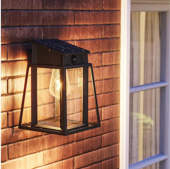 Immagine prodotto Philips Lighting Lysin 929004632801 Solar-Aussenwandleuchte 3.2 W Warmweiss Schw (470 lm, IP44)