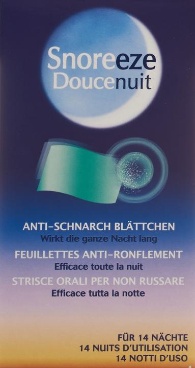 Produktbild Snoreeze Doucenuit Anti-Schnarch Blättchen