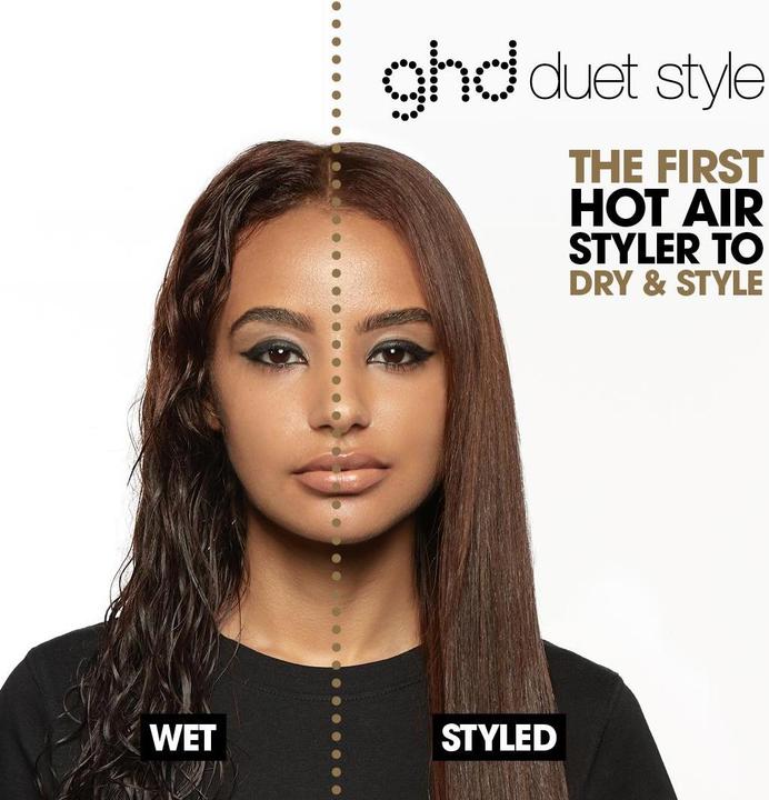 Actual product image ghd Tools - Duet 2-IN-1 Hot Hair Styler Black (Straightening iron)