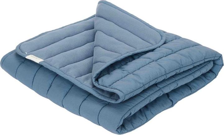 Produktbild Little Dutch Gesteppte Tagesdecke für Kinderbetten Dark Blue (140 x 110 cm)