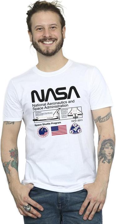 Actual product image Nasa Mens Space Admin T-Shirt (5XL)