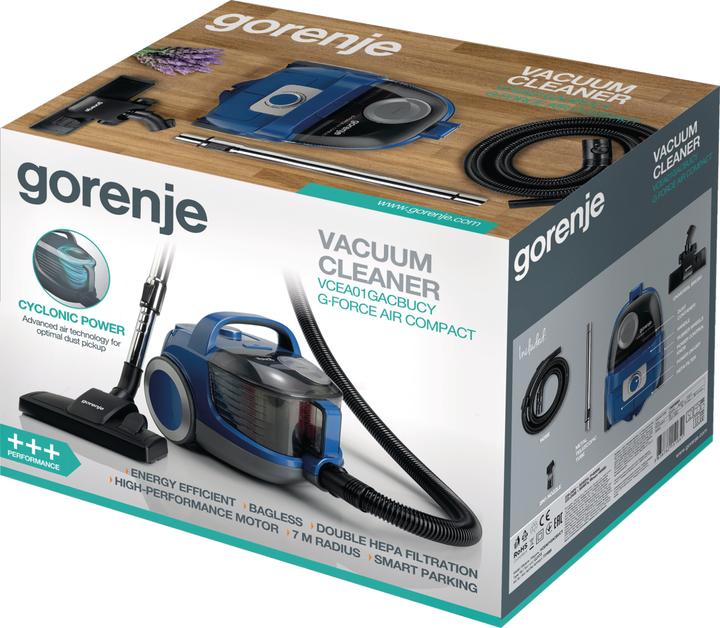Immagine prodotto Gorenje VCEA01GACBUCY Aspiratore a cilindro da 2,2 L Senza sacchetto