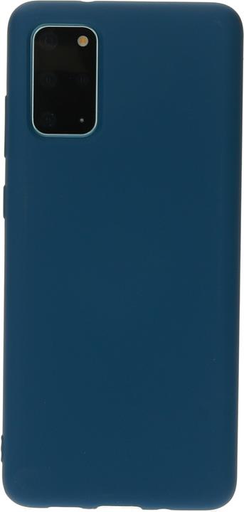 Actual product image Mobiparts Silicone Cover Samsung Galaxy S20 Plus 4G/5G Blueberry Blue (Samsung Galaxy S20+)