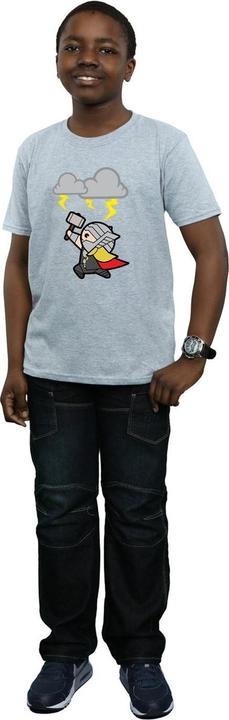 Actual product image Boys Kawaii Thor God Of Thunder T-Shirt (140, 146)