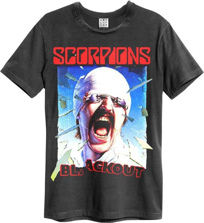 Produktbild Amplified Erwachsene Blackout Scorpions TShirt (S)