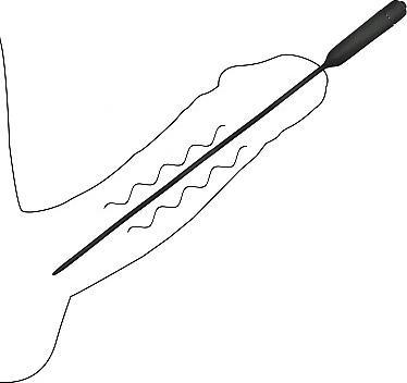 Immagine prodotto Ouch! Silcone vibrante Bullet Plug Extra Long - Suono uretrale