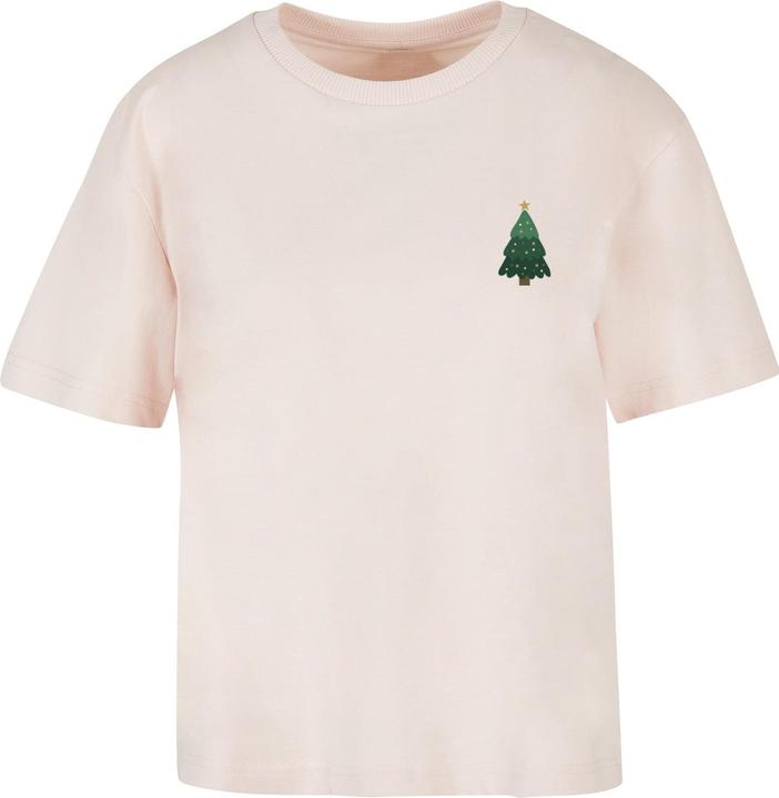 Merchcode Ladies Christmas Holly Jolly Mood Tee - 182345