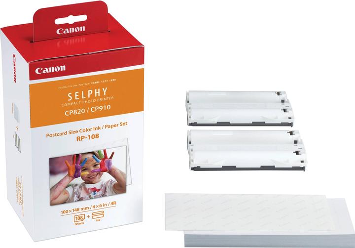 Immagine prodotto Canon Selphy CP1500 Bianco + RP-108 (Termica diretta, Colore)