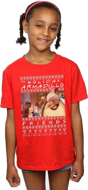 Immagine prodotto Friends Fair Isle Holiday Armadillo Maglietta Ragazze (152, 158)