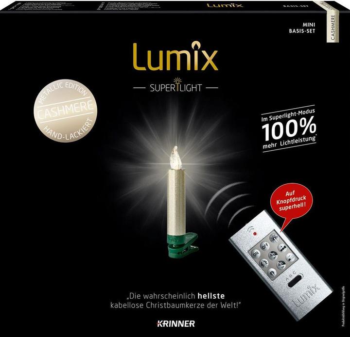 Produktbild Krinner LED Christbaumkerze Superlight Starter-Set (12 x)