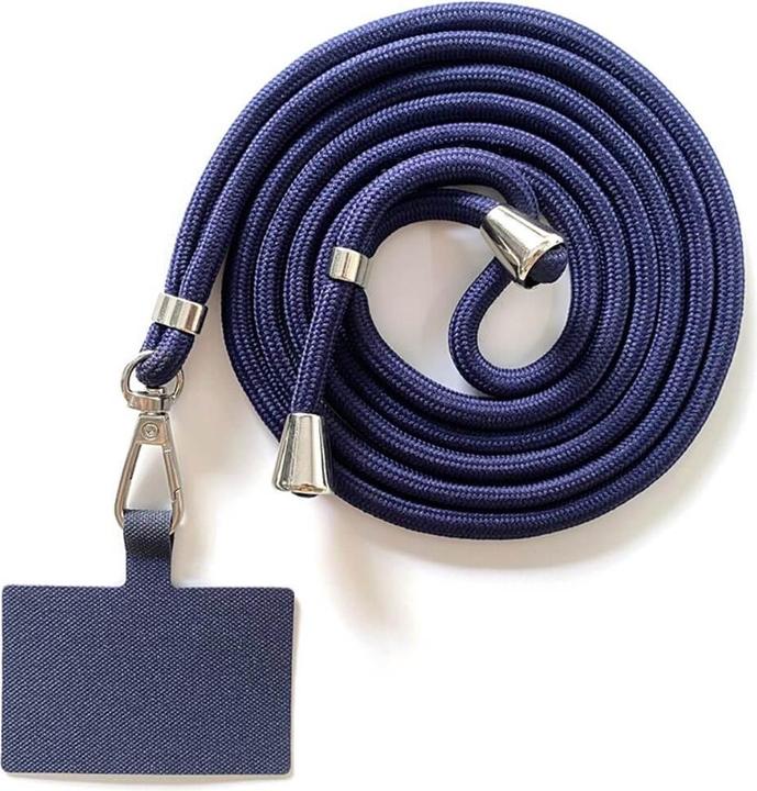 Image du produit Cover-Discount Chaîne universelle pour téléphone portable Tour de cou bleu foncé