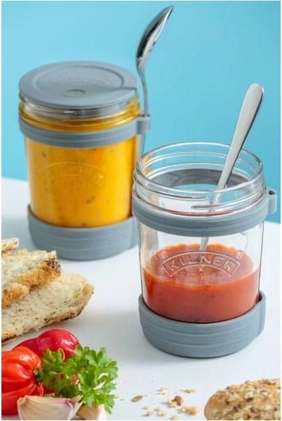 Image du produit Kilner Suppenbehälter 0.35 l Transparent Grau