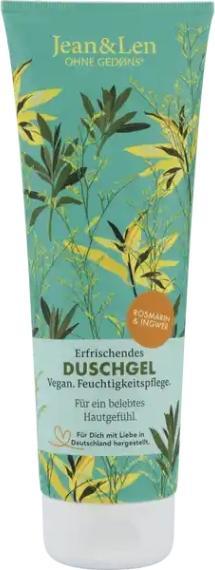Actual product image Jean & Len Jean & amp Len, Shower Gel, Rosemary and Ginger, 250 ml (250 ml)