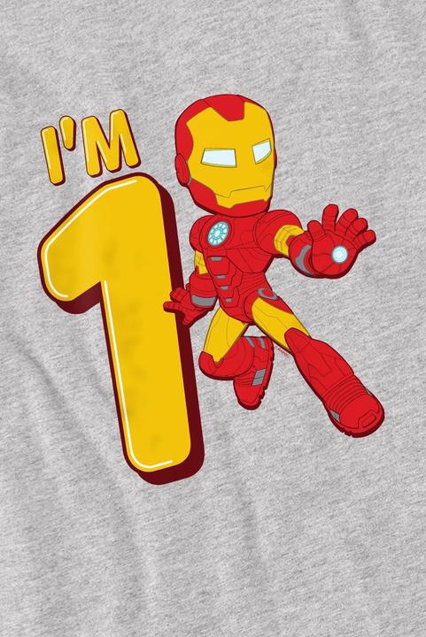 Produktbild Iron Man TShirt 1. Geburtstag (140)